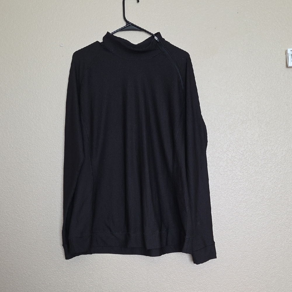 Slazenger Black Quarter-Zip Golf Top